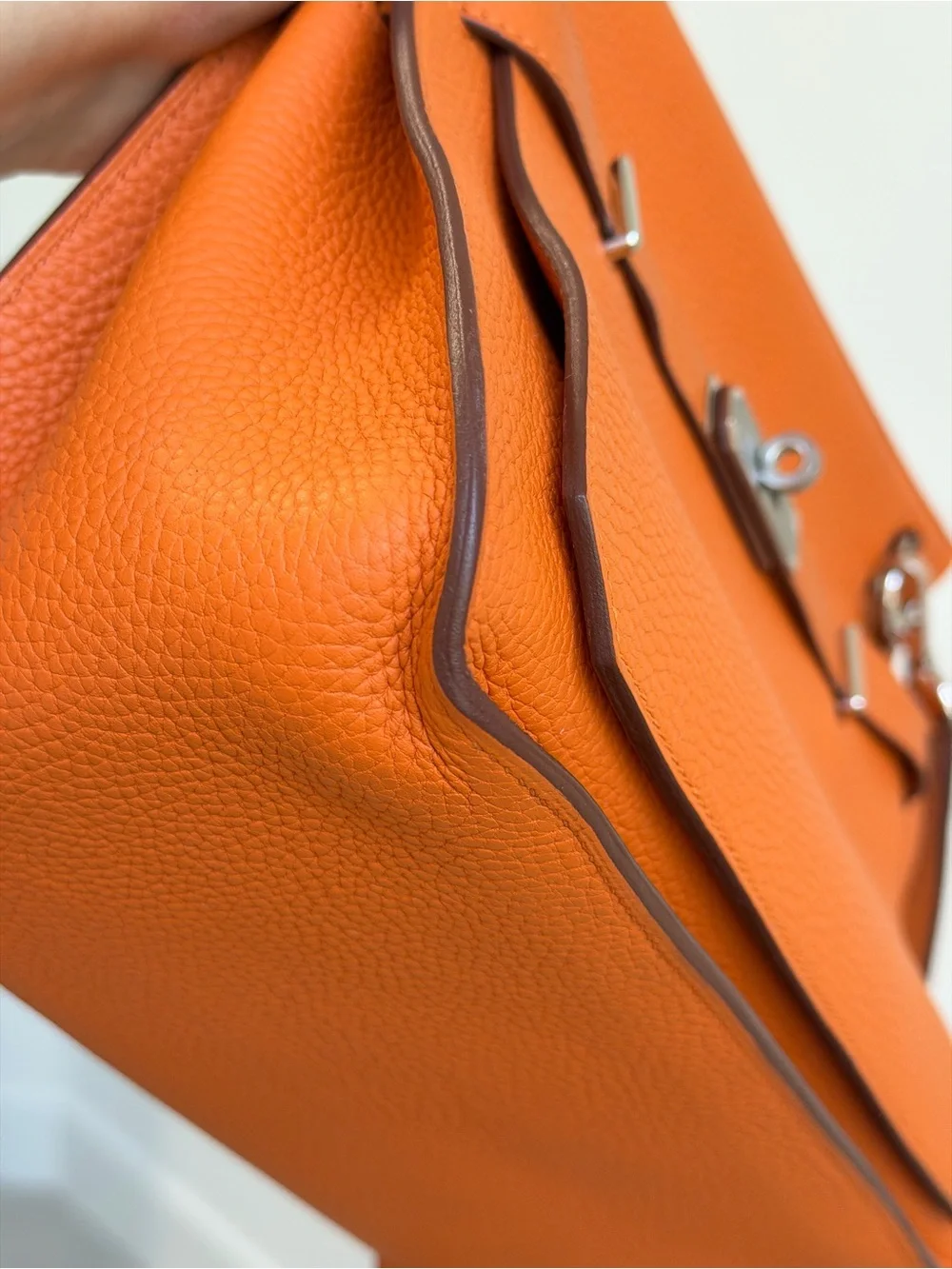 Hermes Orange Jypsiere Bag Clemence 28